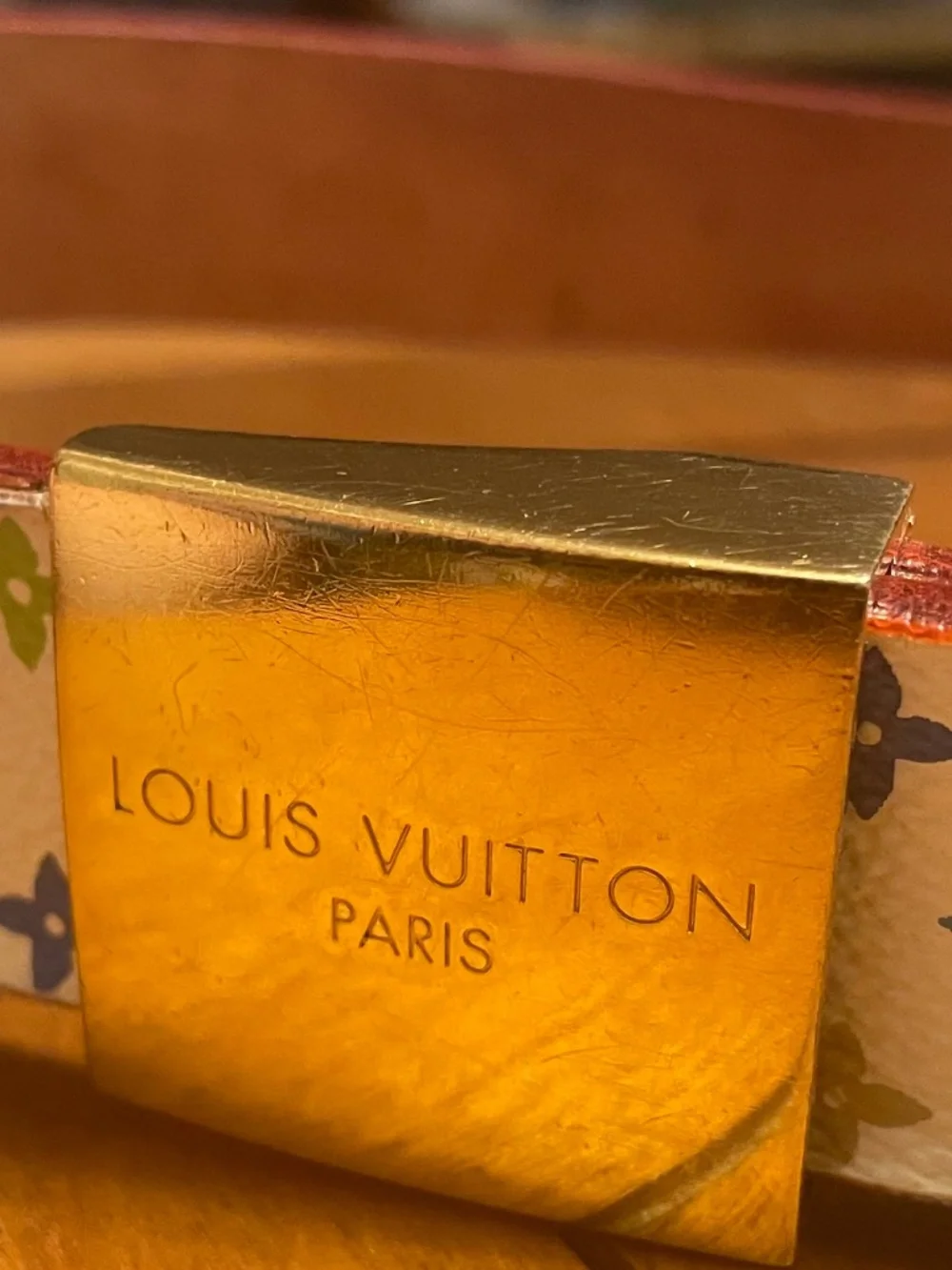 Louis Vuitton multicolor belt